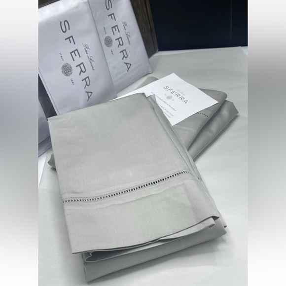SFERRA | Bedding | 252 Sferra Fiona King Sham 2x36 Two Piece Set Solid ...